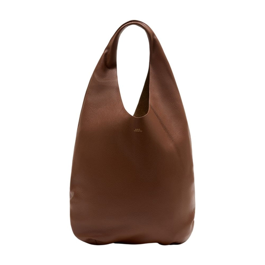 A.P.C. cowhide shoulder bag in brown