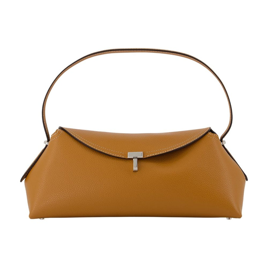 Toteme Calfskin shoulder bag in beige
