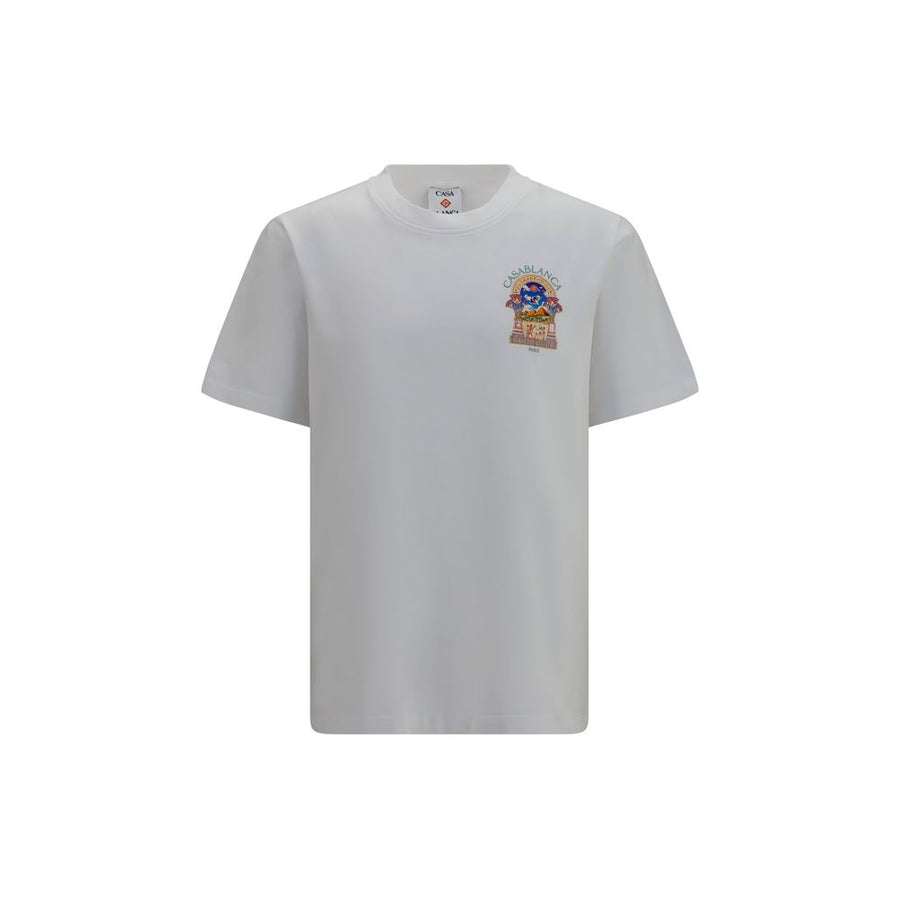 Casablanca 100% Cotton t-shirt in white