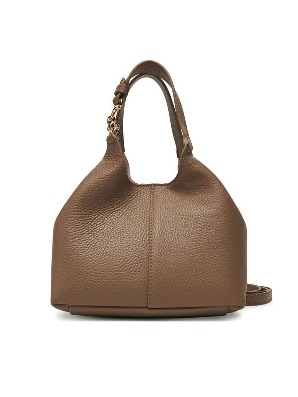 Coccinelle 100% Grained Leather shoulder bag in brown