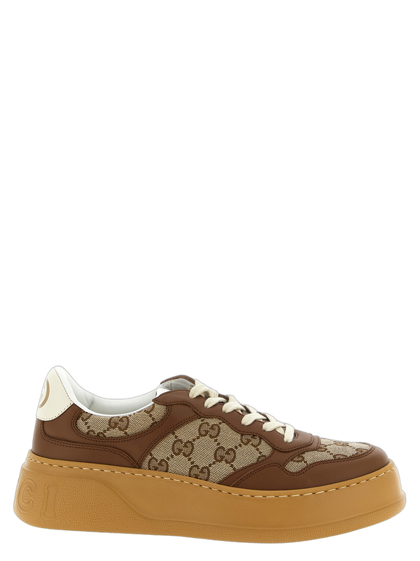 Gucci 100% Calfskin Leather sneaker in brown