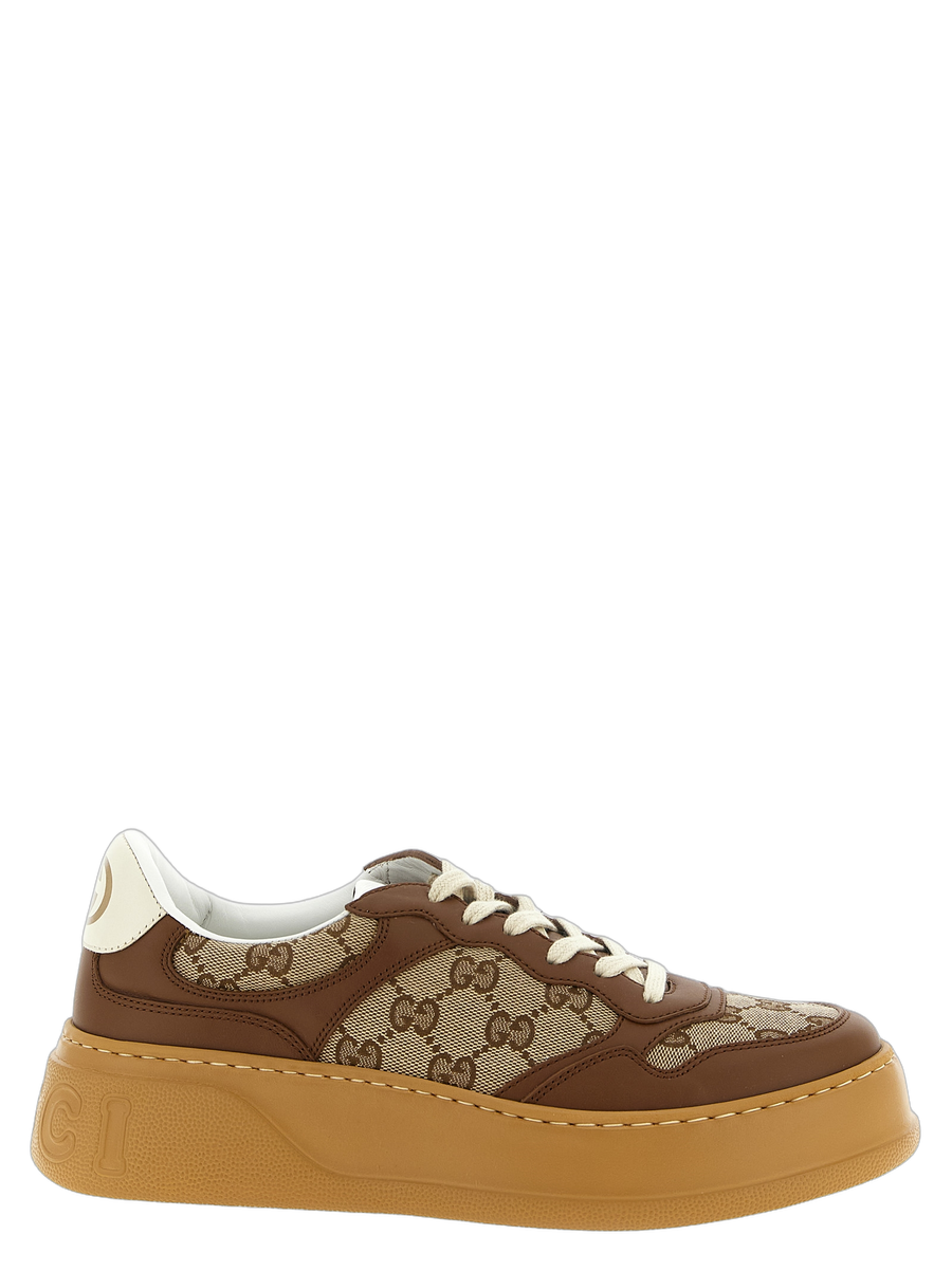 Gucci 100% Calfskin Leather sneaker in brown