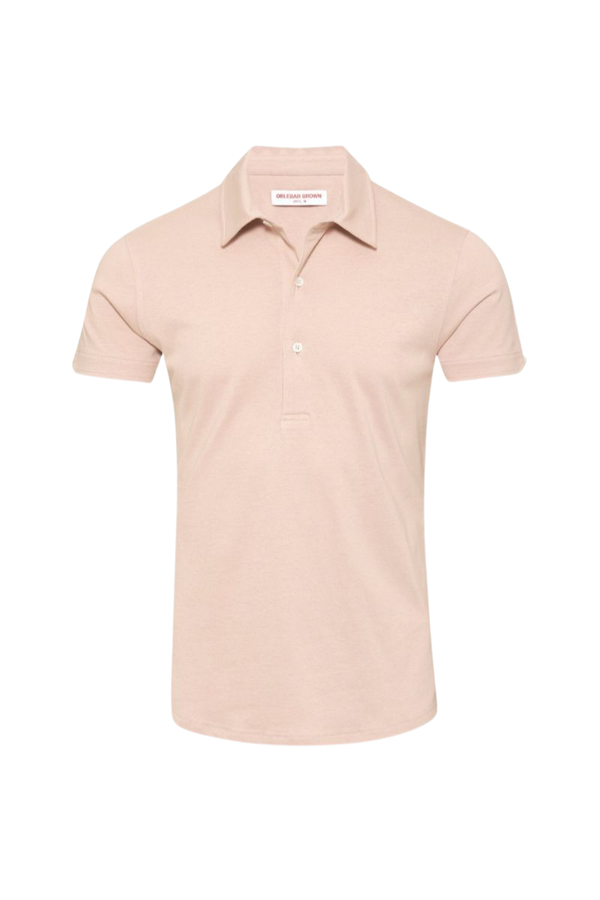 Orlebar Brown 80% Cotton polo in beige