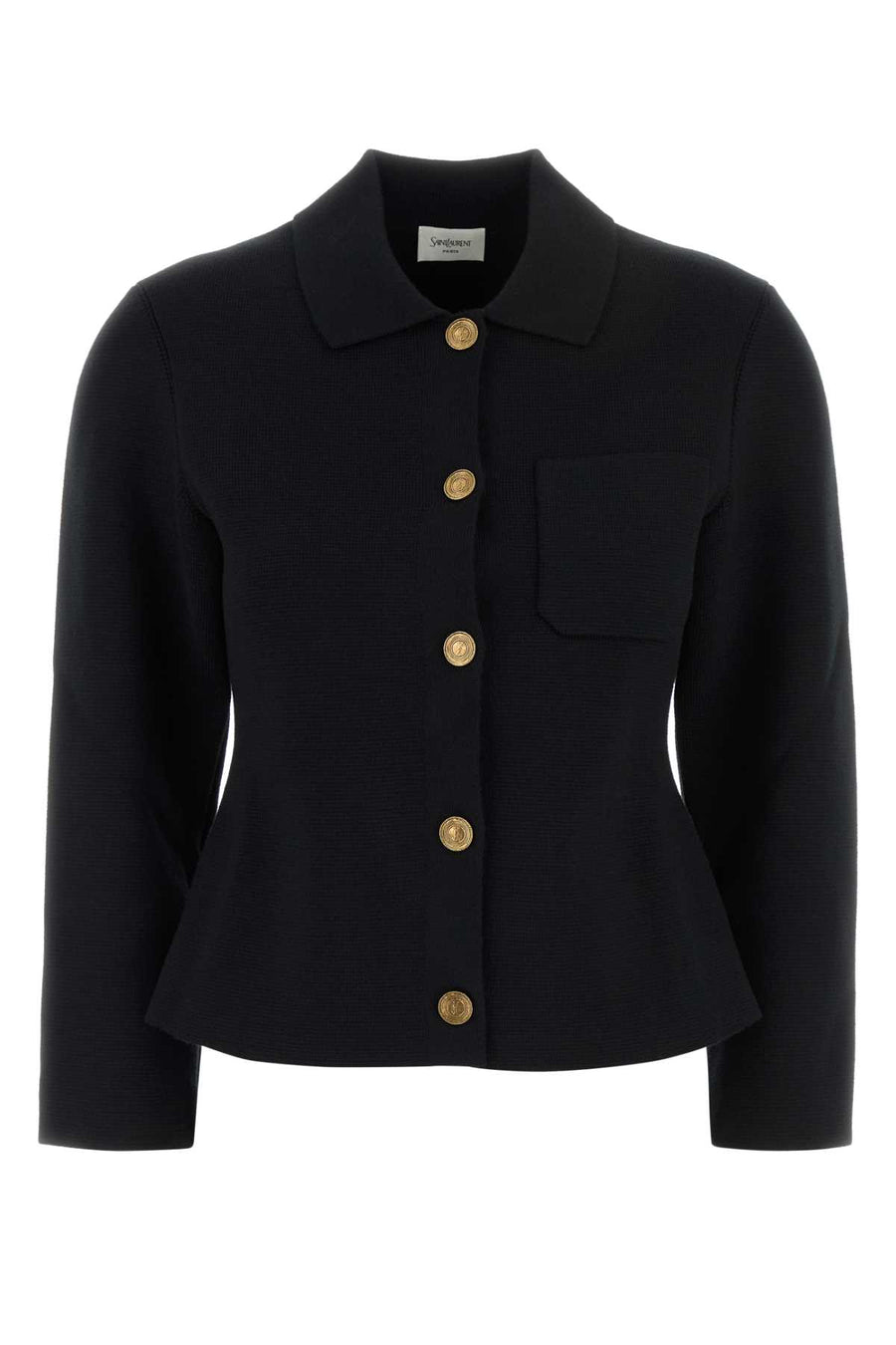 Black Wool Cardigan Noir Exterior: Abiti