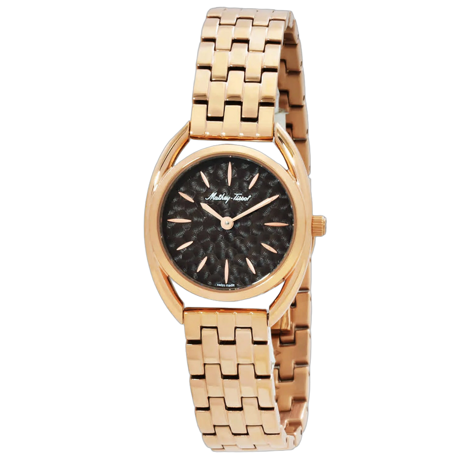Mathey Tissot Stainless steel case watch in gold