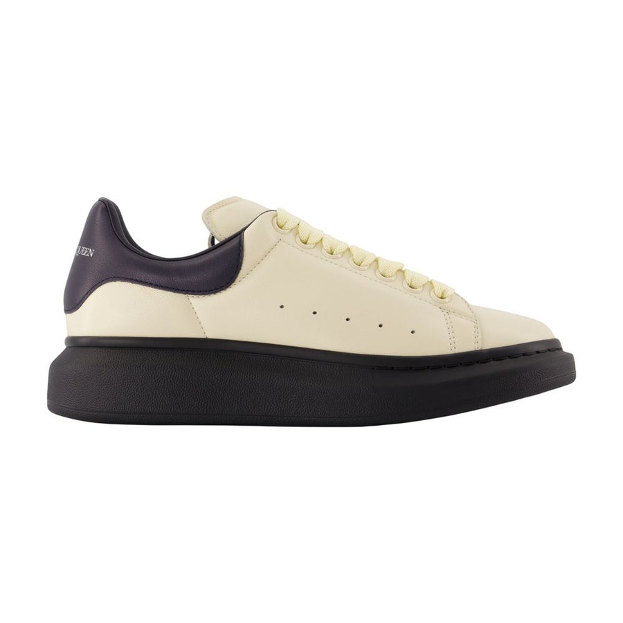 Alexander McQueen calfskin sneaker in ivory