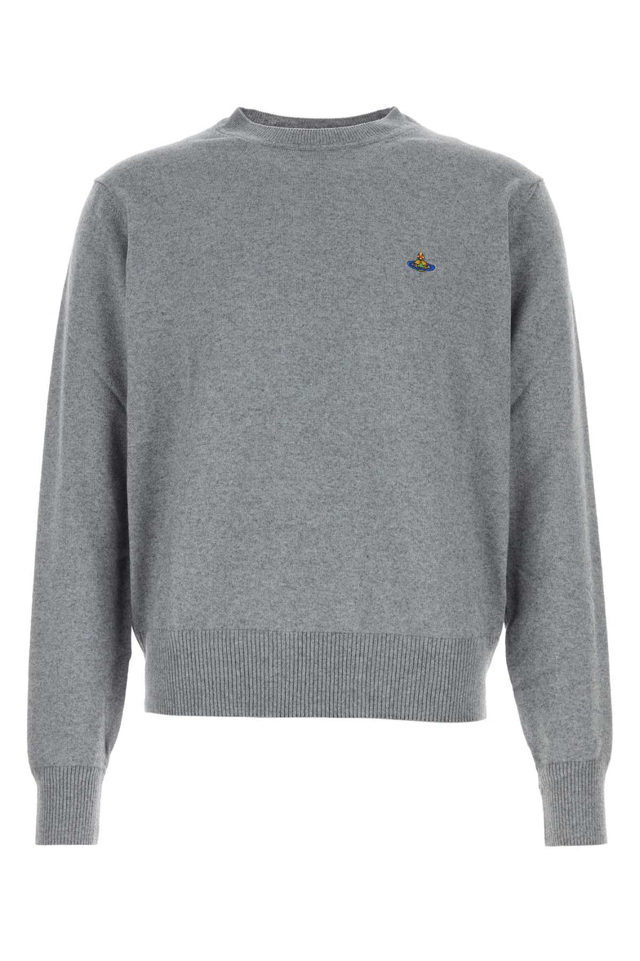 Vivienne Westwood Round 85% Cotton sweater in gray
