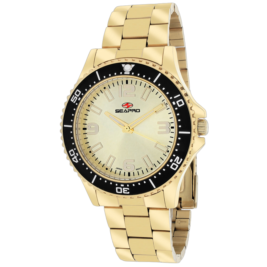 Seapro watch in gold
