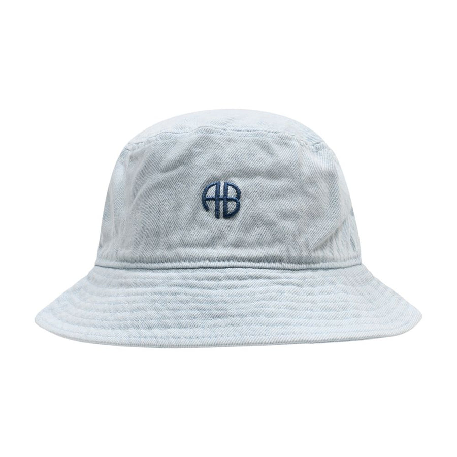 Anine Bing A-12-12194-WHD64 Cotton bucket hat in blue