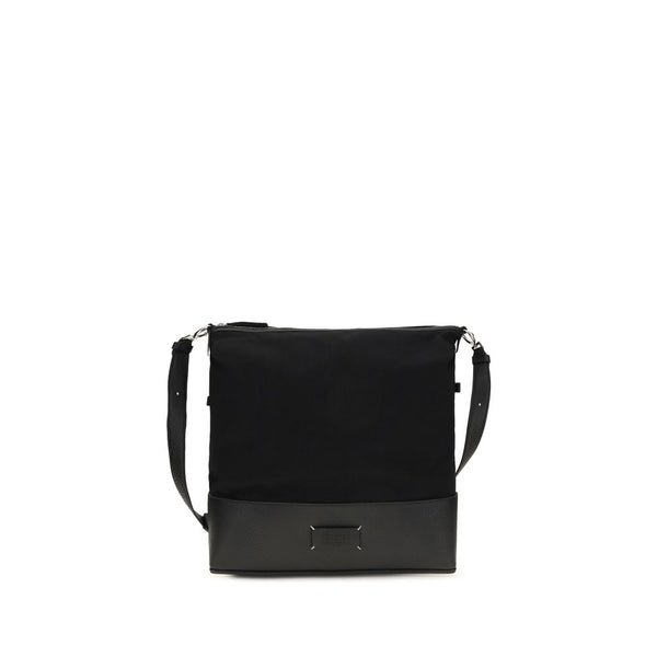 Maison Margiela 100% Calf Leather Bos Taurus shoulder bag in black