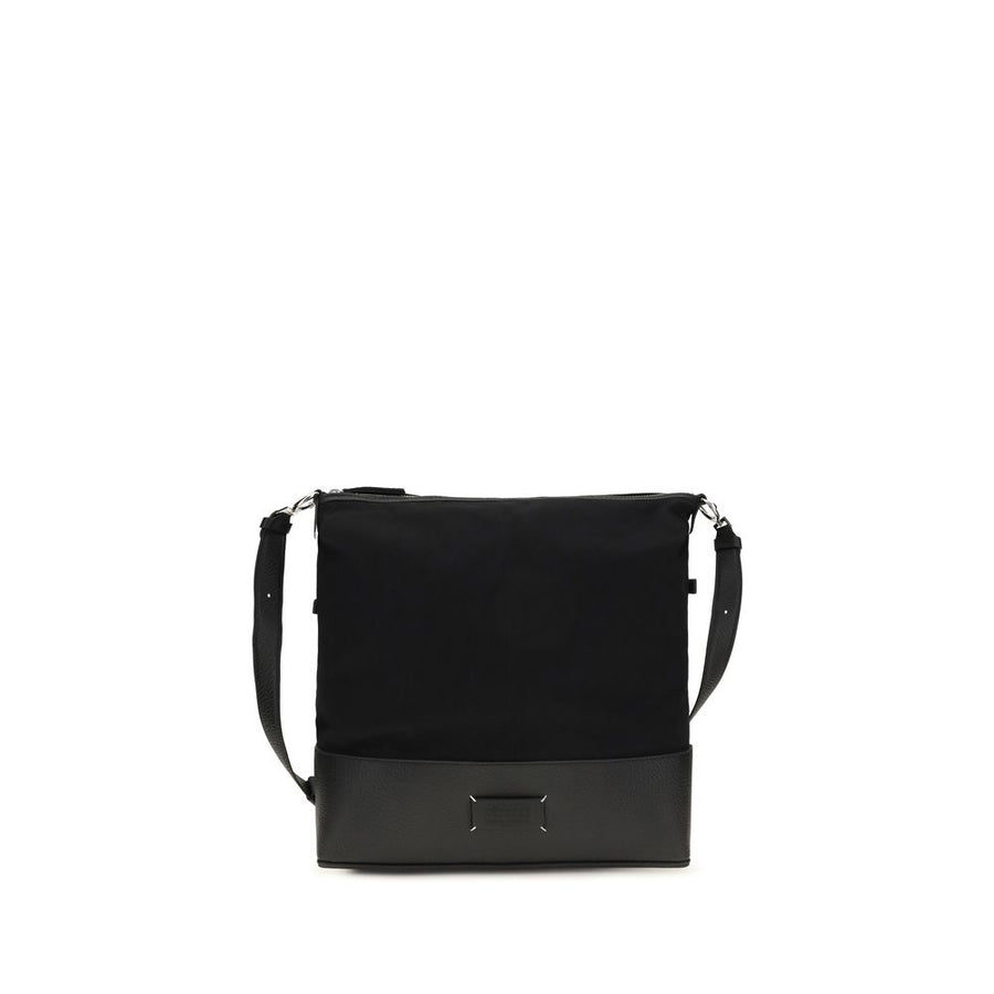 Maison Margiela 100% Calf Leather Bos Taurus shoulder bag in black