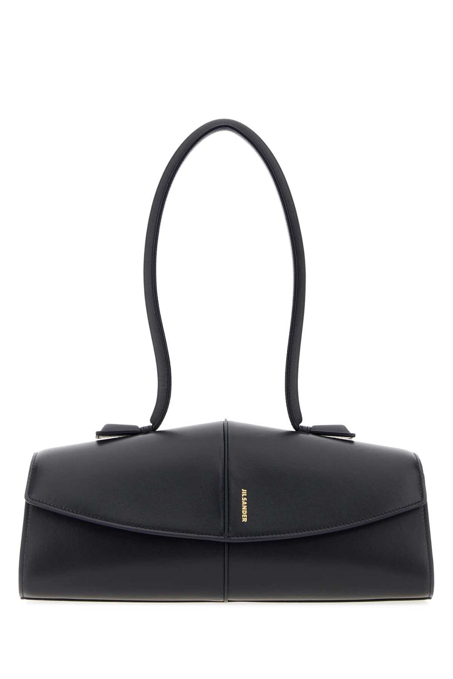 Jil Sander Exterior: 100% Ovine leather; Lining: 100% Nappa leather shoulder bag in black