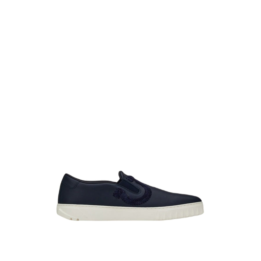 Ferragamo Canvas upper sneakers in navy