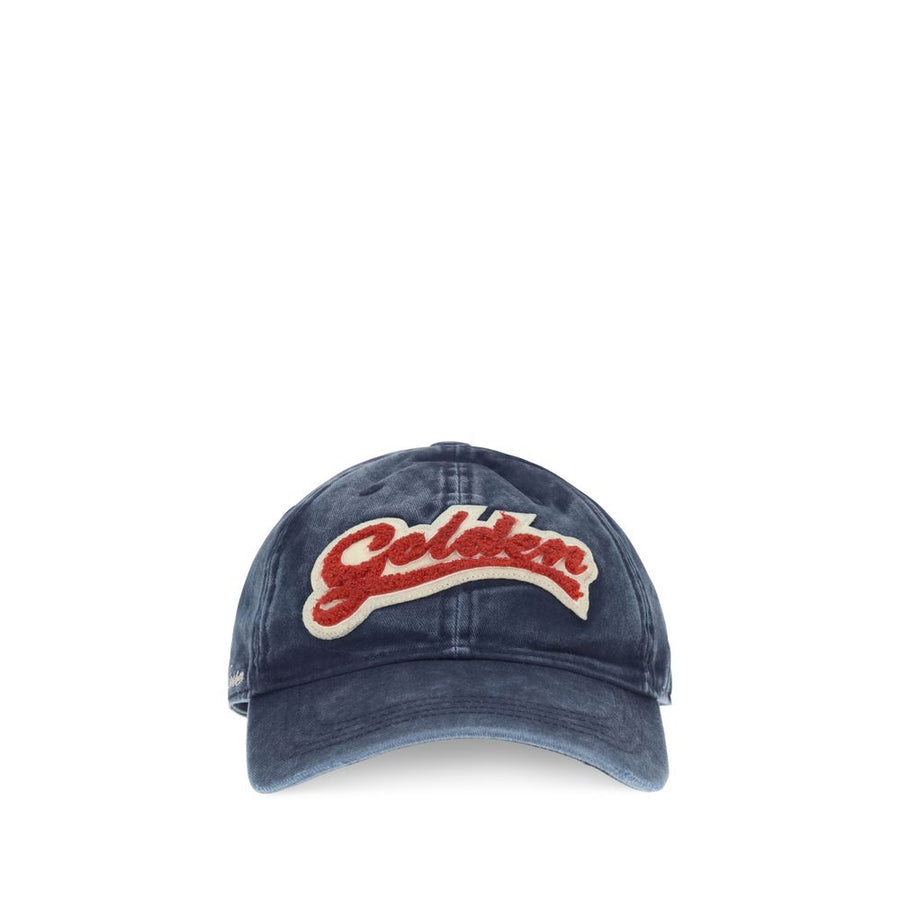 Golden Goose GOGUP02837P00262551139BB 100% Cotton baseball cap in navy
