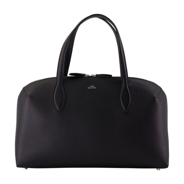 Toteme calfskin tote bag in black