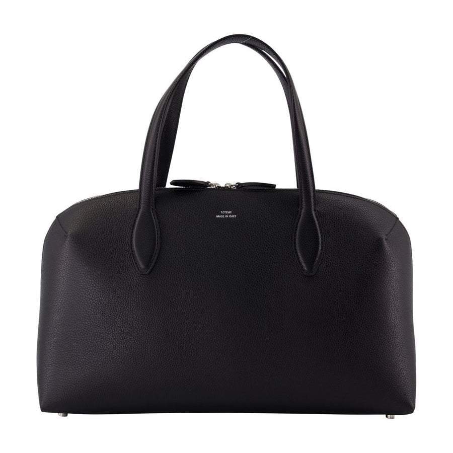 Toteme calfskin tote bag in black
