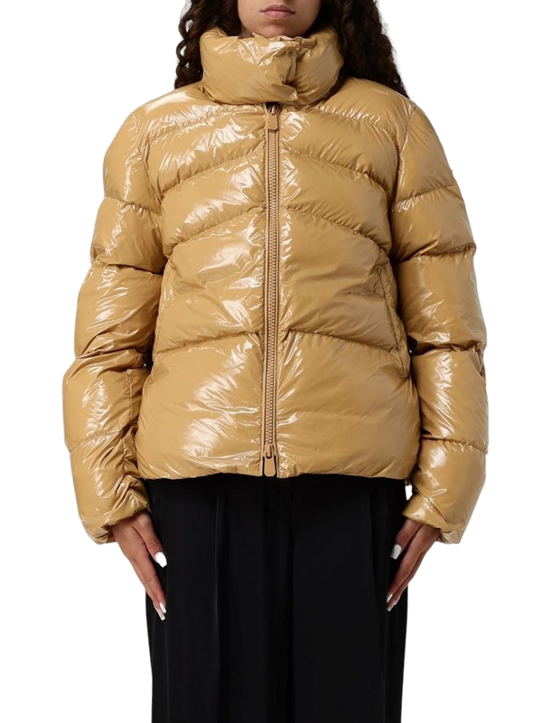 Pinko 100% Polyamide puffer jacket in beige