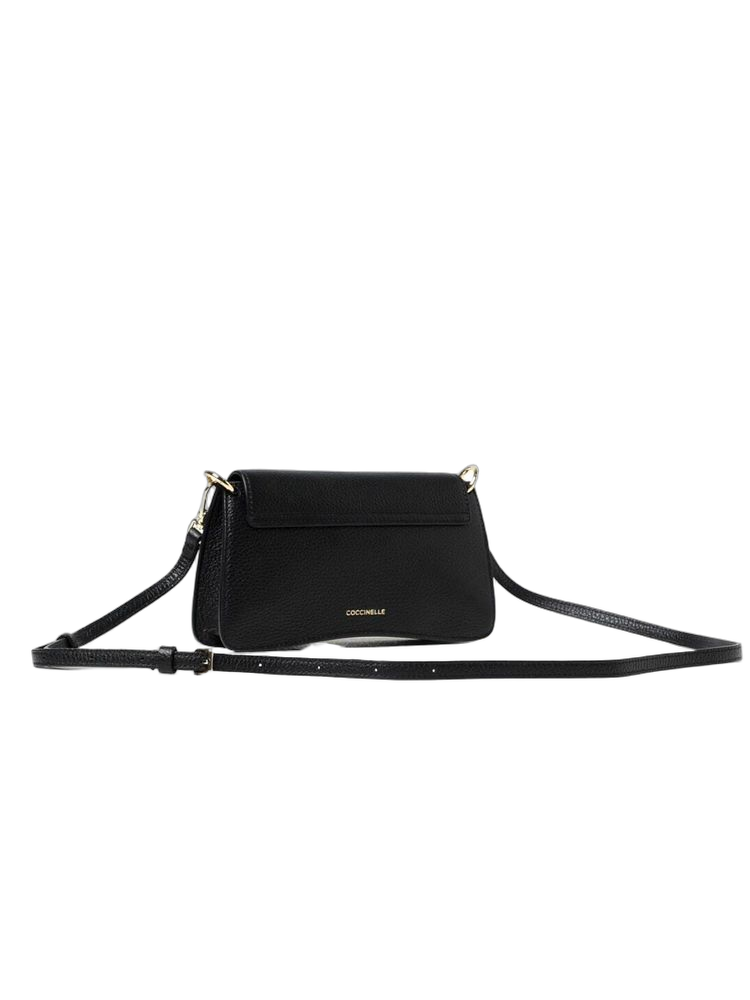Coccinelle 100% Cowhide crossbody bag in black