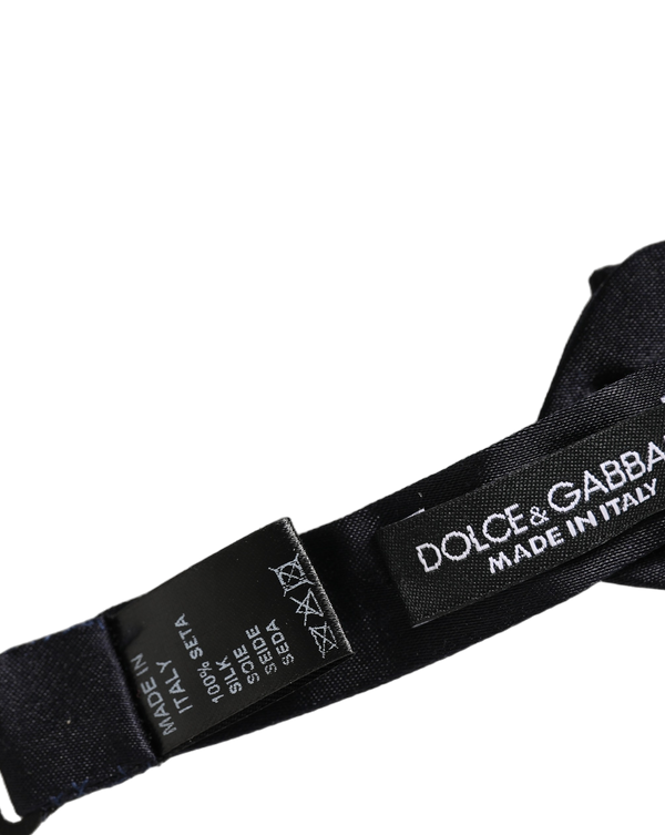 Dolce & Gabbana 100% Silk bow tie in black