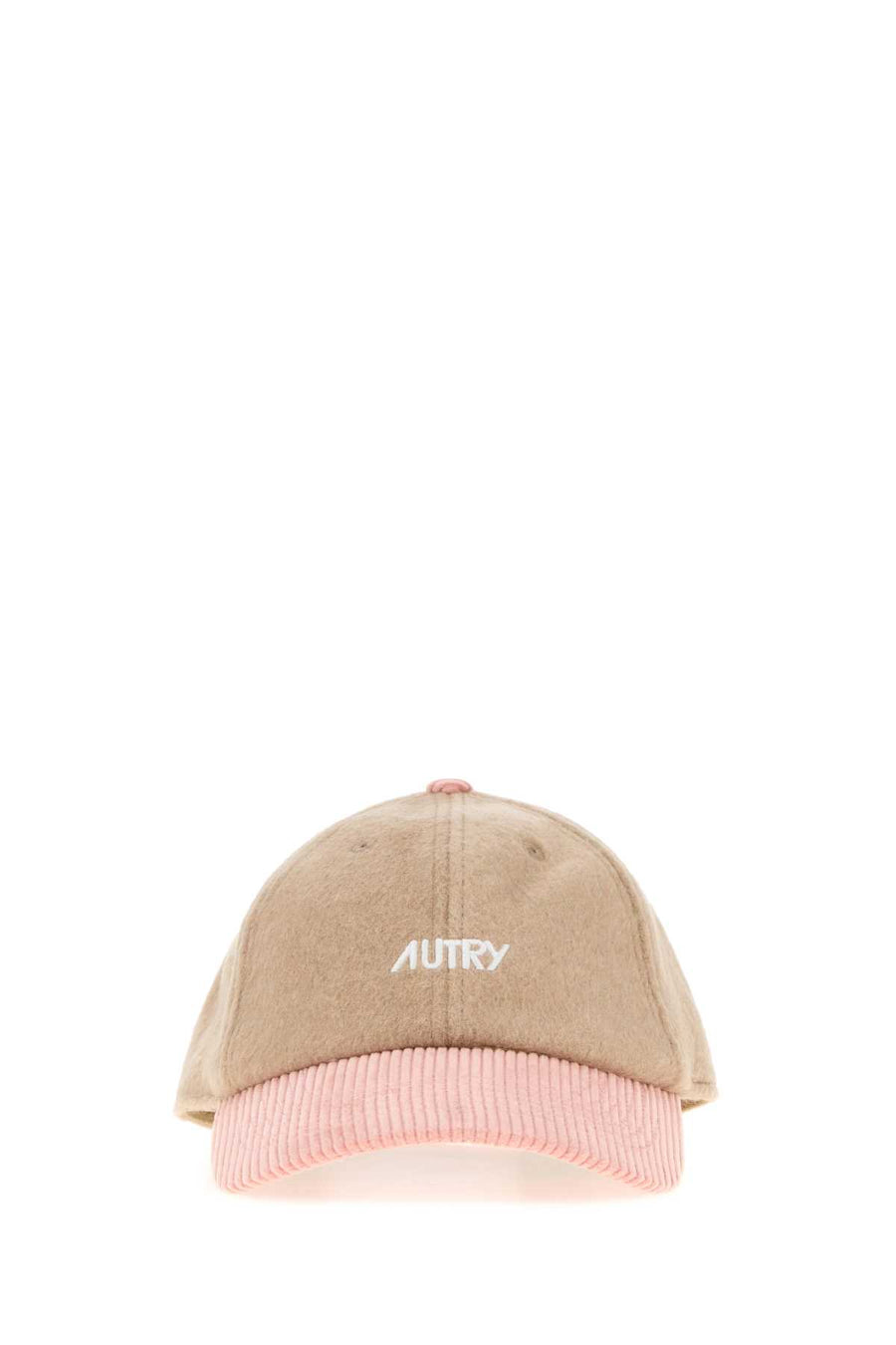 Beige Flannel Baseball Cap Baseballsedimentpraline Exterior: Wool Polyester Cappelli