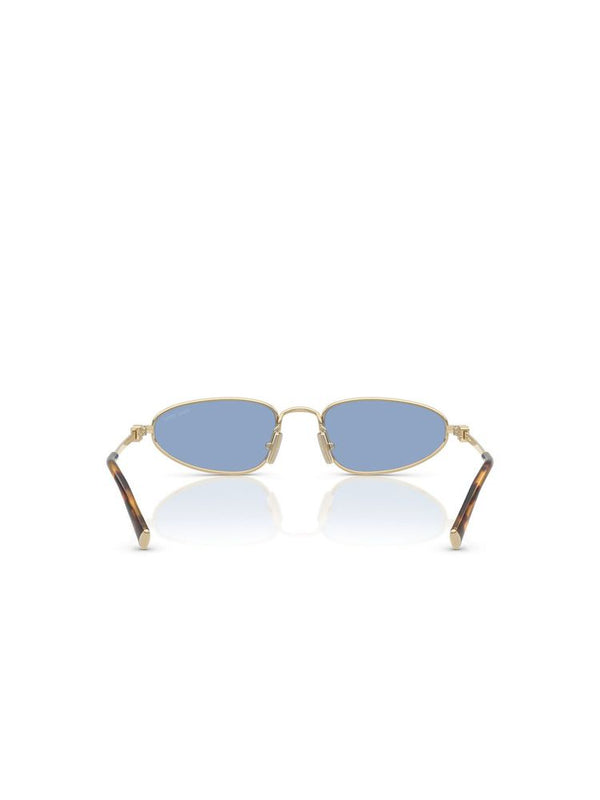 Miu Miu 0MU Metal frame sunglasses in gold
