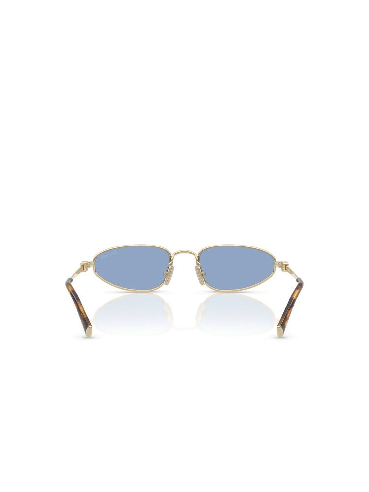 Miu Miu 0MU Metal frame sunglasses in gold