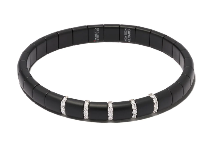 Roberto Demeglio 18kt White Gold bracelet in black