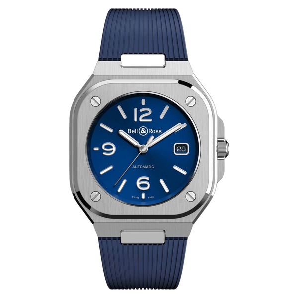 Bell & Ross Stainless steel case watch in blue