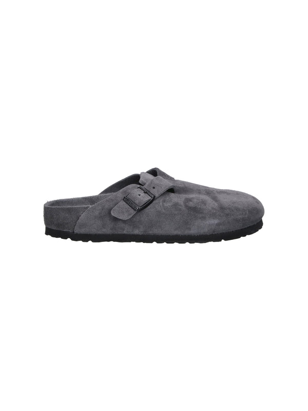 Birkenstock 100% Leather clog in gray