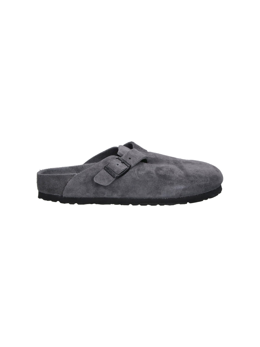 Birkenstock 100% Leather clog in gray