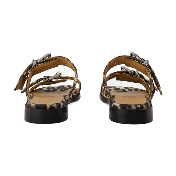 Ganni Cotton sandal in multicolor