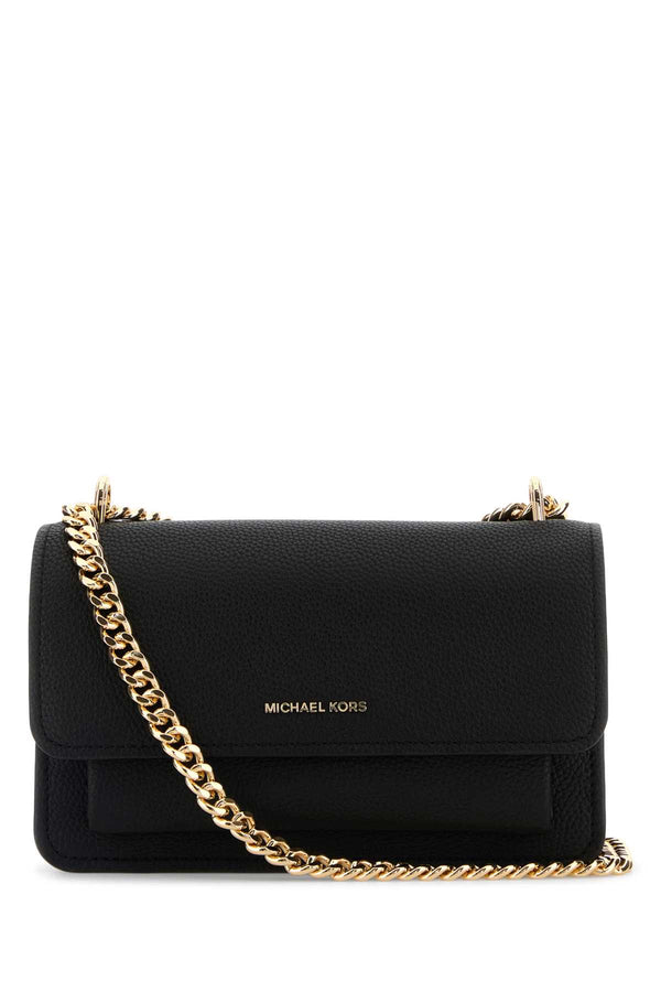 Michael By Michael Kors Shoulder Exterior: 100% Leather crossbody bag in black