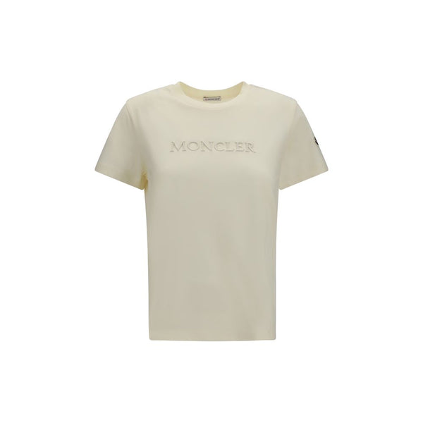 Moncler 100% Cotton t-shirt in beige