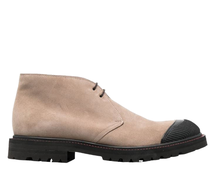 Kiton Calf Leather 100% (Outer) boot in beige