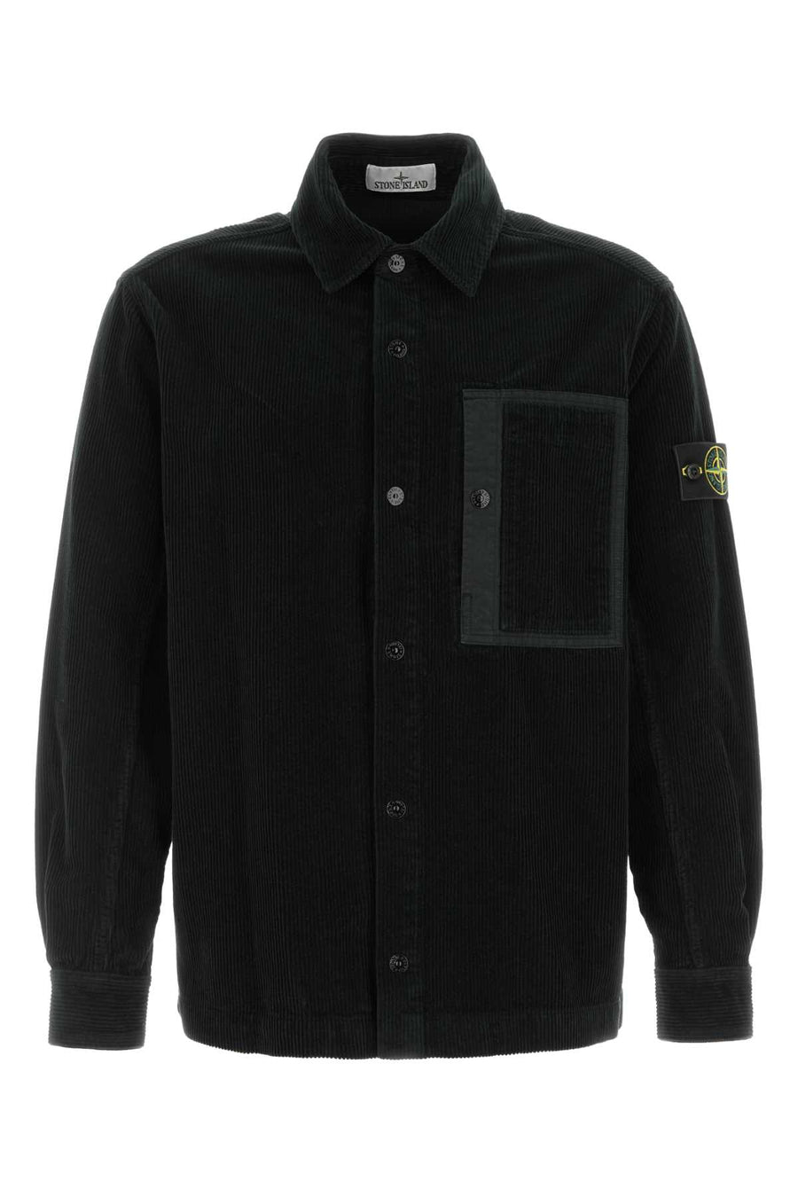 Black Corduroy Shirt Exterior: Cotton Camicie