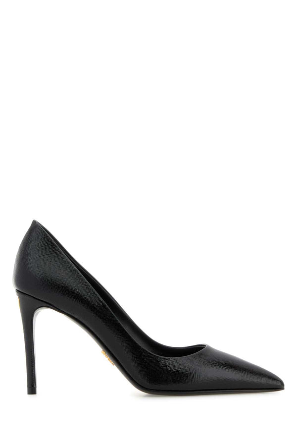 Prada Donna Exterior: 100% Leather pumps in black