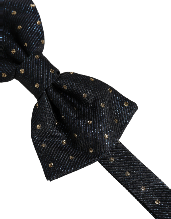 Dolce & Gabbana 100% Silk bow tie in black