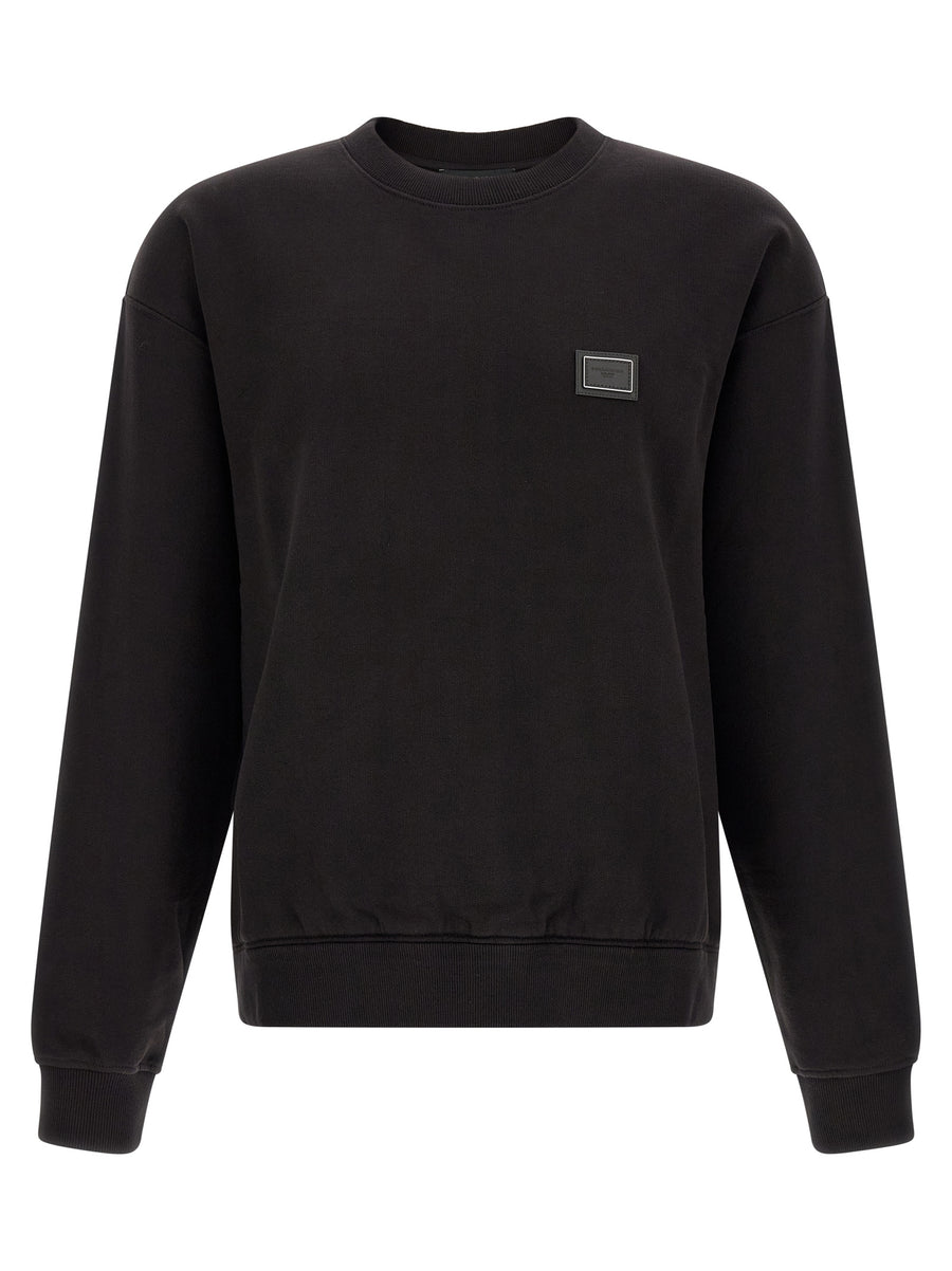Black Cotton Sweatshirt Clothing