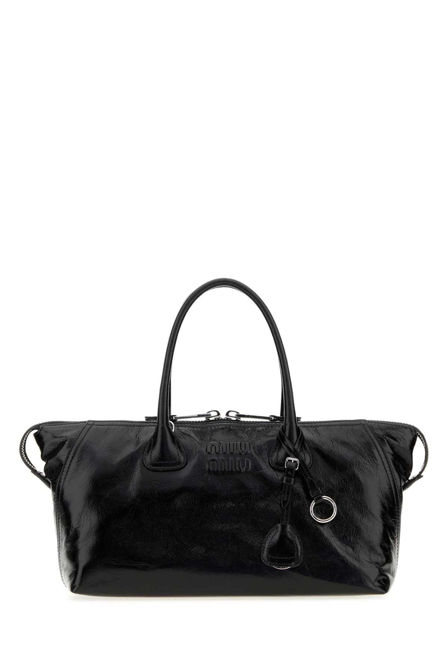 Black Leather Handbag Nero Vitello Borse A Mano