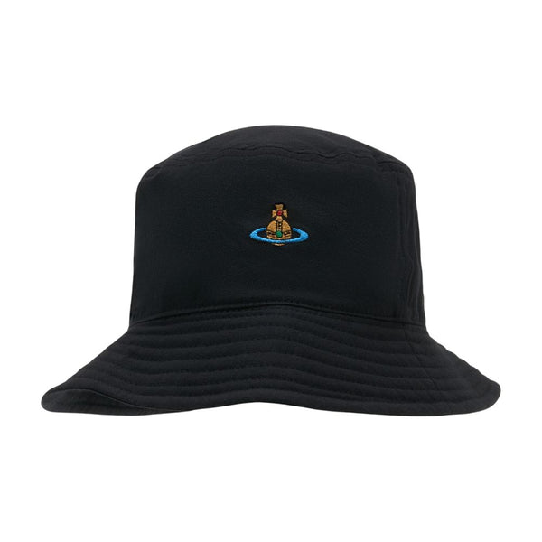 Vivienne Westwood 81020009-W01HC-N401 cotton bucket hat in black