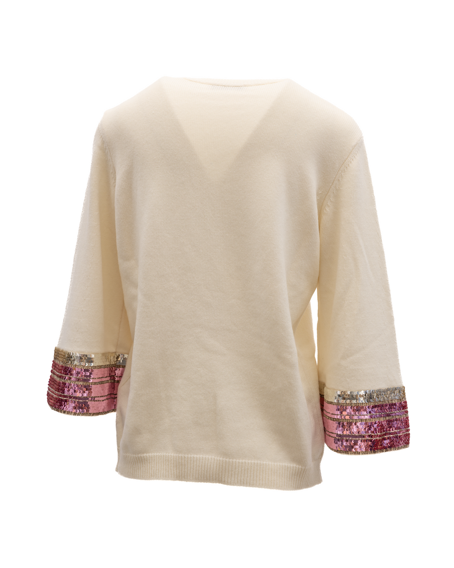 Women Knit Knitwear Cream Clothing