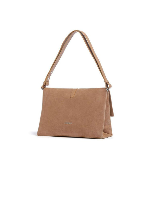 Coccinelle 100% Cowhide shoulder bag in beige