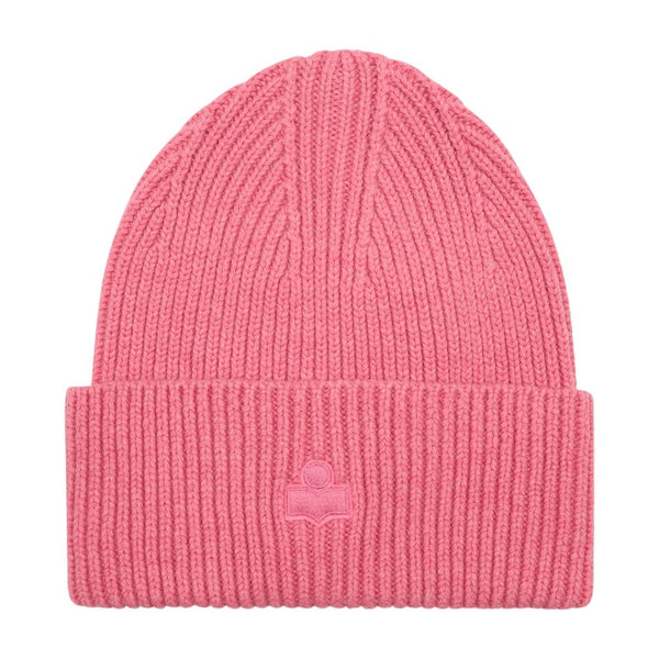 Isabel Marant BE037MFB-D1D02A-40BG Cotton beanie in pink