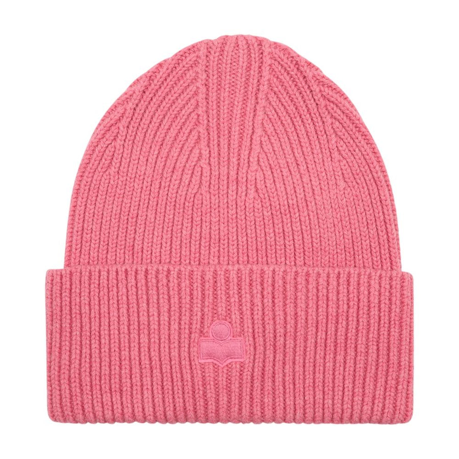 Isabel Marant BE037MFB-D1D02A-40BG Cotton beanie in pink