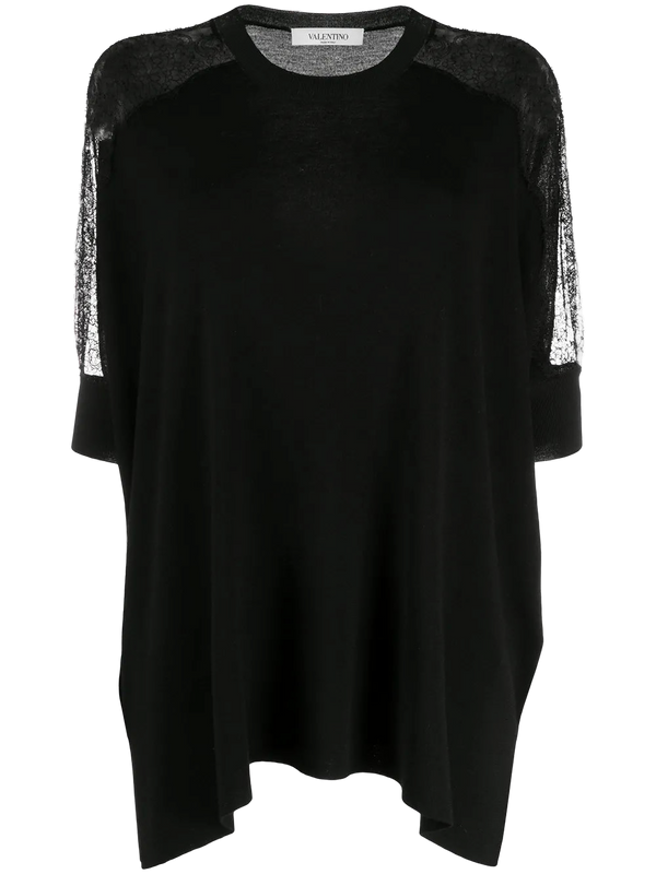 Valentino Virgin wool blouse in black