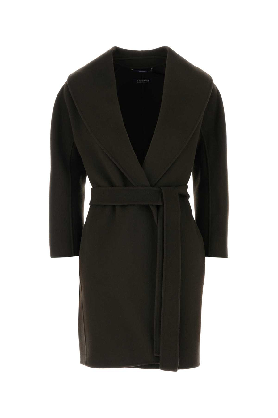 S Maxmara 100% Virgin wool coat in green