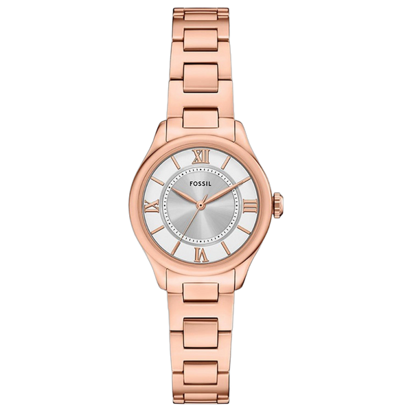 Fossil watch in rose gold