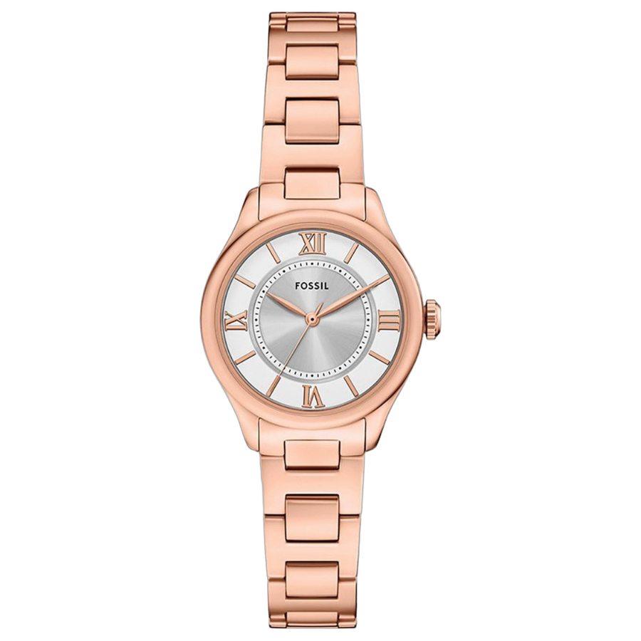 Fossil watch in rose gold