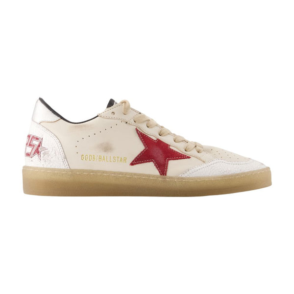 Golden Goose Deluxe Brand calfskin sneaker in beige