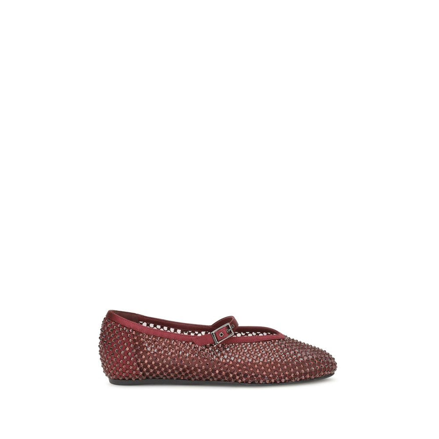 Le Silla 50% Calf Leather Bos Taurus ballerina flat in red